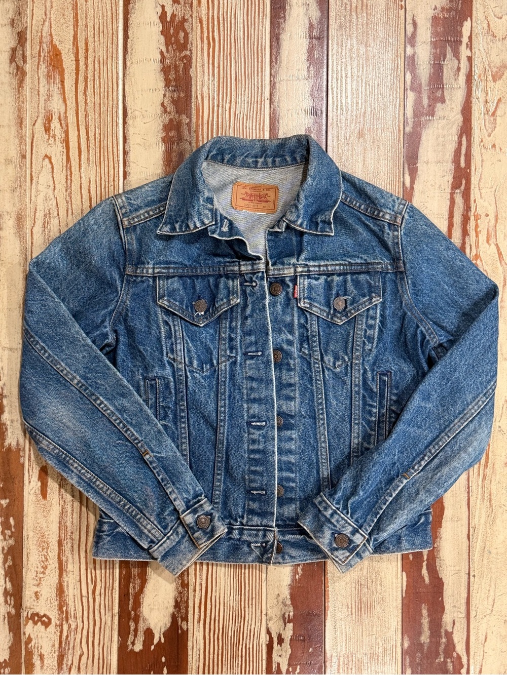 Vintage Levi's Type III Denim Trucker Jacket - Made in USA 80s/90s Size S